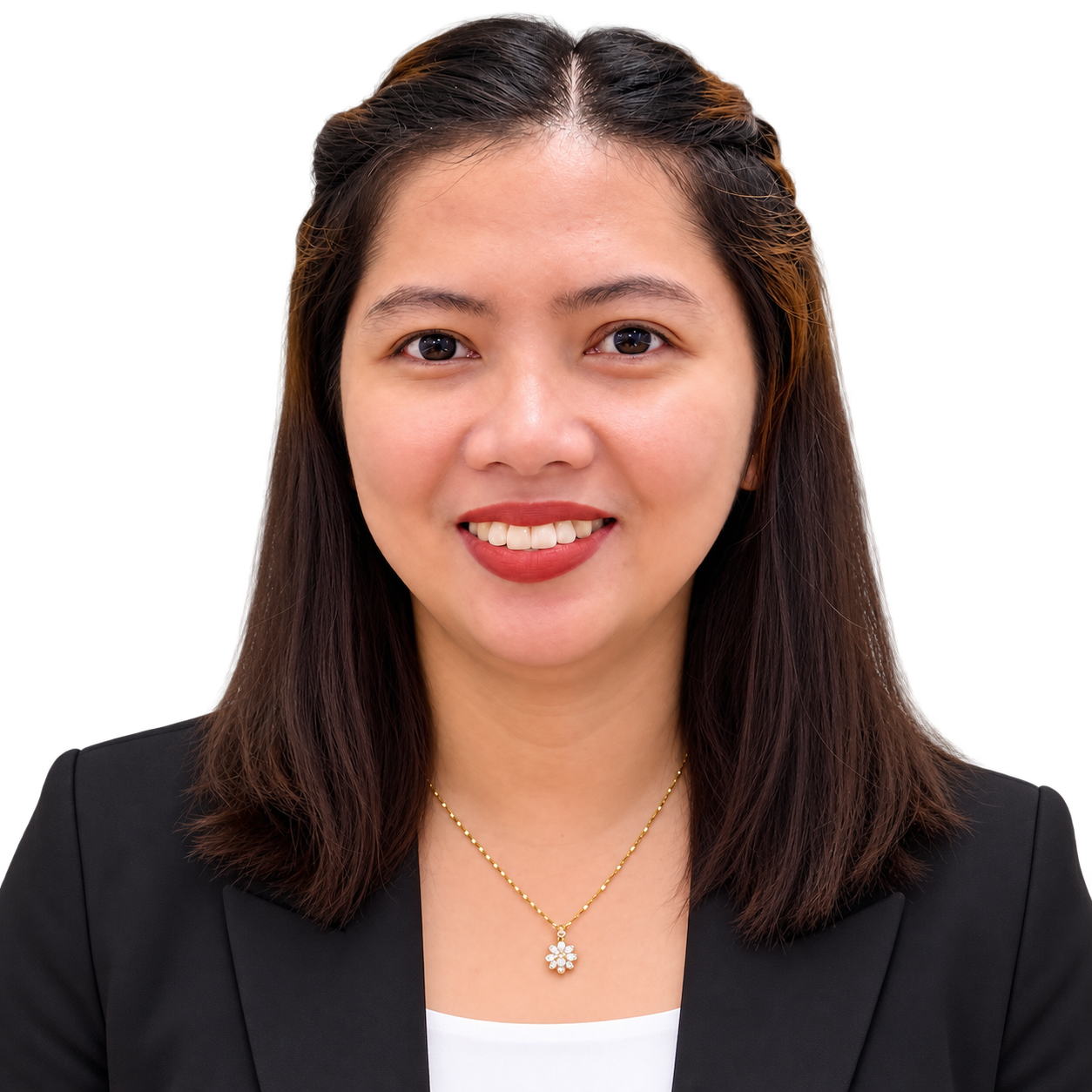 A close-up portrait of May Ann Llanes